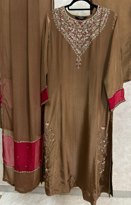 Ready to wear luxury crepe Kali Kurta