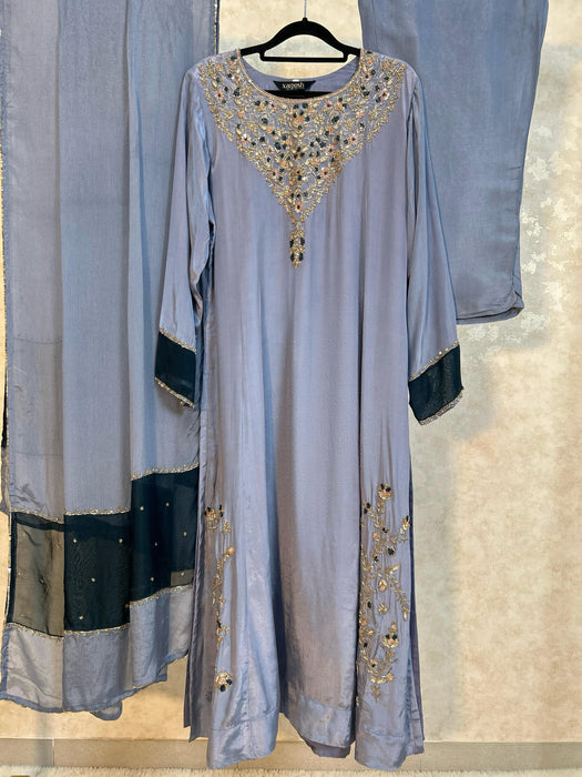 Ready to wear luxury crepe Kali Kurta