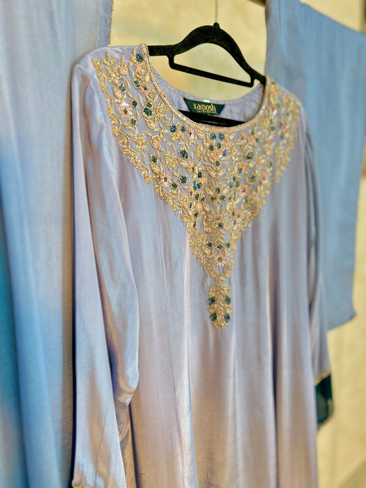 Ready to wear luxury crepe Kali Kurta